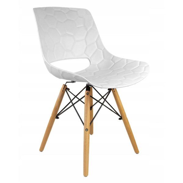 Masa de toaleta/machiaj + scaun Lars, alba, cu oglinda si LED-uri, Vanessa, 130x43x143 cm