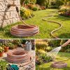 Furtun gradina antirasucire 6 straturi, 1/2″, 20 m, udare gazon, flori si legume, flexibil si rezistent la presiune, Richmann Exclusive