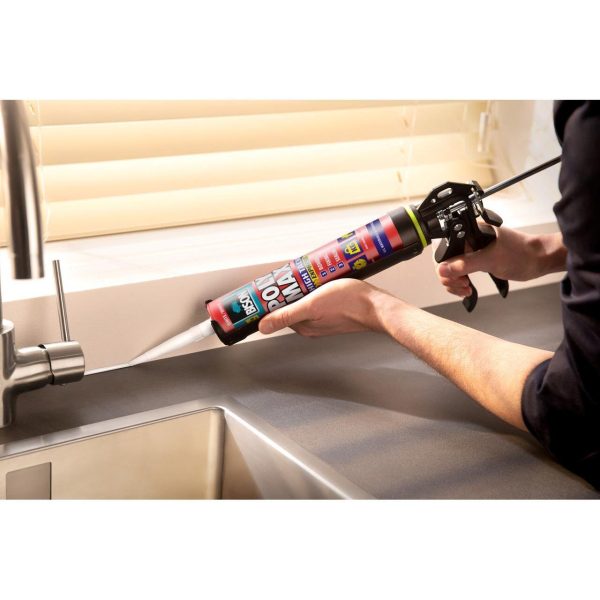 Adeziv si etanseizant, 165 g, Bison Poly Max High Tack Express