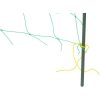 Ansamblu suport araci cu plasa pentru crestere castraveti, fasole, mazare, 180x180x1.1 cm, Strend Pro