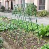 Ansamblu suport araci cu plasa pentru crestere castraveti, fasole, mazare, 150x150x1.6 cm