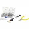 Aparat de lipit/sudat plastic, Strend Pro, cu trusa capse, cleste si geanta, incarcare USB, 2000 mAh