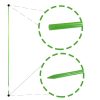Suport/arac pentru plante, rosii, fibra de sticla, verde, 0.95×210 cm, Artool