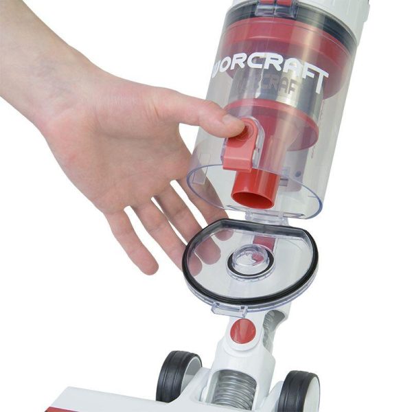 Aspirator vertical pentru casa si masina, 20V Li-ion (acumulator neinclus), 1.2 L, filtru HEPA, Worcraft