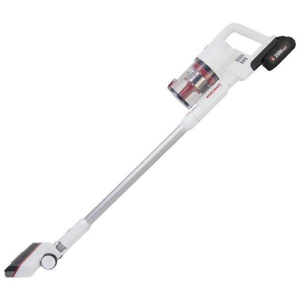 Aspirator vertical pentru casa si masina, cu acumulator 4 Ah, incarcator 20V Li-ion, 1.2 L, filtru HEPA, Worcraft