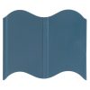 Bordura gazon din plastic, verde albastriu, set 32 buc, 5.1 m x 120 mm, Strend Pro