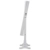 Cabinet bijuterii cu oglinda, Artool, MDF, raft interior, alb, 41x36x151 cm