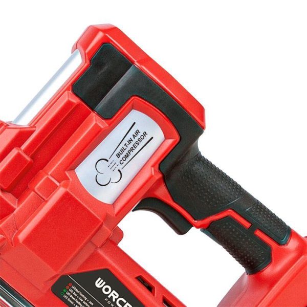 Capsator 2 in 1, capse si cuie, 20V Li-ion (acumulator neinclus), 100×32 mm, 100×40 mm, Worcraft