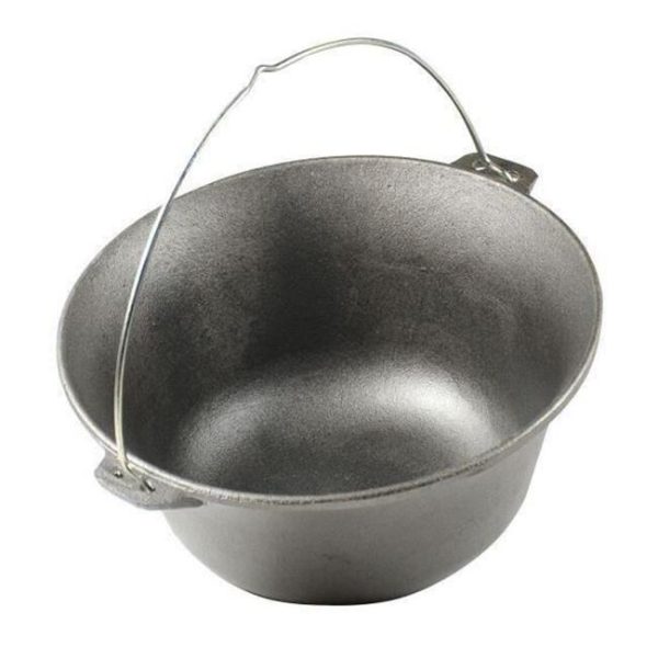 Ceaun, tuci, fonta, emailat, 10.8 L, cu lingura de lemn, Perfect Home