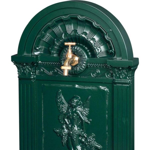 Chiuveta de gradina, aluminiu, verde inchis, 40x35x83 cm, Strend Pro