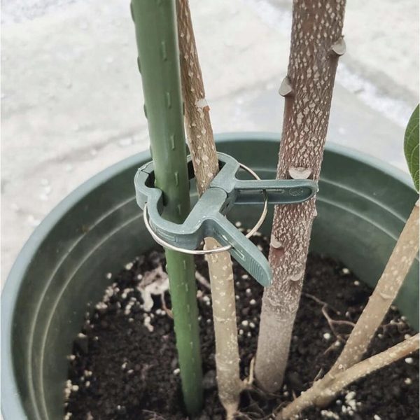 Clema de prindere pentru plante, 63 mm, pentru araci de max 16.2 mm, set 12 buc, Strend Pro