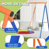 Complex de joaca, leagan tip cuib de barza, material Oxford, multicolor, 196x172x180 cm