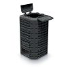 Compostor de gradina, 1250 L, negru, Compogreen, Vario