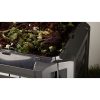 Compostor de gradina, 3 module, Module Compogreen, 1200 L,  negru, 198×71.9×82.6 cm, Prosperplast