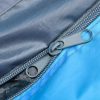 Cort camping, 2 persoane, impermeabil, tip igloo, cu husa, albastru deschis, 220x108x110 cm