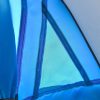 Cort camping, 2 persoane, impermeabil, tip igloo, cu husa, albastru deschis, 220x108x110 cm