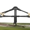 Cort camping, 4 persoane, impermeabil, cu geanta, deschidere automata, verde si maro, 210x210x135 cm