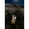 Decoratiune gradina, ceramica, solara, iepuras cu pui si cos cu ou, LED, 17.8×25.5×39 cm, MagicHome