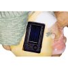Decoratiune gradina, ceramica, solara, iepuras cu pui si cos cu ou, LED, 17.8x25.5x39 cm, MagicHome
