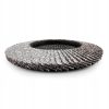 Disc lamelar 125 mm, granulatie P60, oxid de aluminiu de inalta calitate, coating special anti-colmatare, pentru aluminiu, otel si lemn, GermaFlex