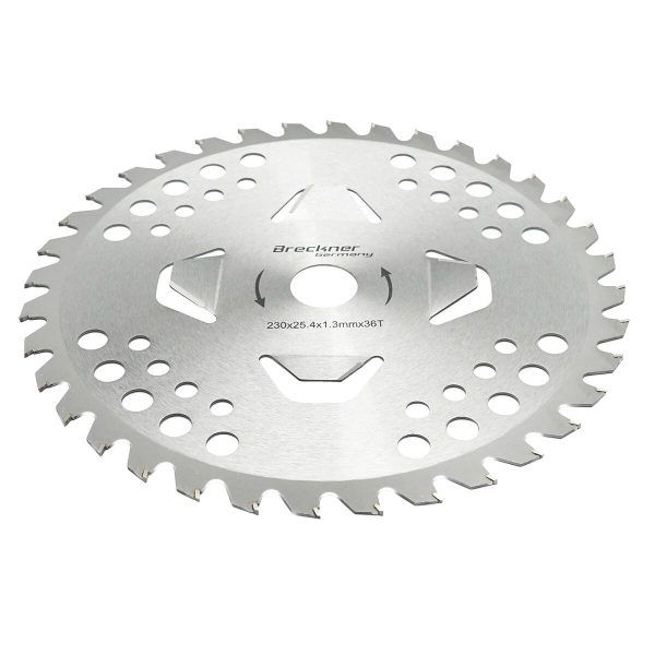 Disc circular vidia pentru motocoasa/trimmer, Breckner Germany, 230×25.4 mm, 36 dinti