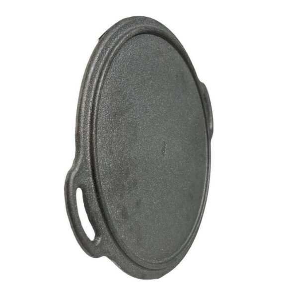 Disc pentru gratar, fonta, tip grill, cu picioare, set 4 piese, 49.5 cm
