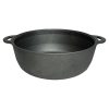 Disc pentru gratar, fonta, tip grill, cu picioare, set 4 piese, 49.5 cm