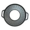 Disc pentru gratar, fonta, tip grill, cu picioare, set 4 piese, 49.5 cm