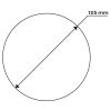 Discheta diamantata lustruit/slefuit, mediu umed, granulatie 100, 125 mm, Graphite