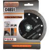 Set 3 discuri diamantate turbo subtire, ceramica, taiere umeda si uscata, 125 mm/22.23 mm, Richmann Exclusive