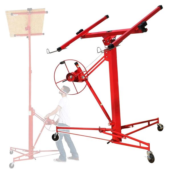 Dispozitiv/macara pentru ridicat placi rigips carton, OSB, MDF, PAL, 4.57 m, Breckner Germany