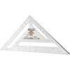 Echer tamplar/dulgher, aluminiu, triunghiular, cu picior, 300x4.4 mm, Richmann Exclusive