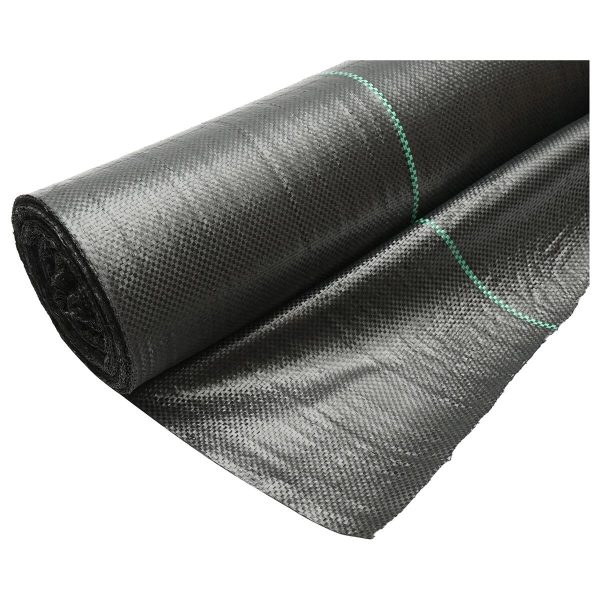 Folie antiburuieni, polipropilena, tesuta, neagra, 100 g/m2, 1.5×100 m, Breckner Germany