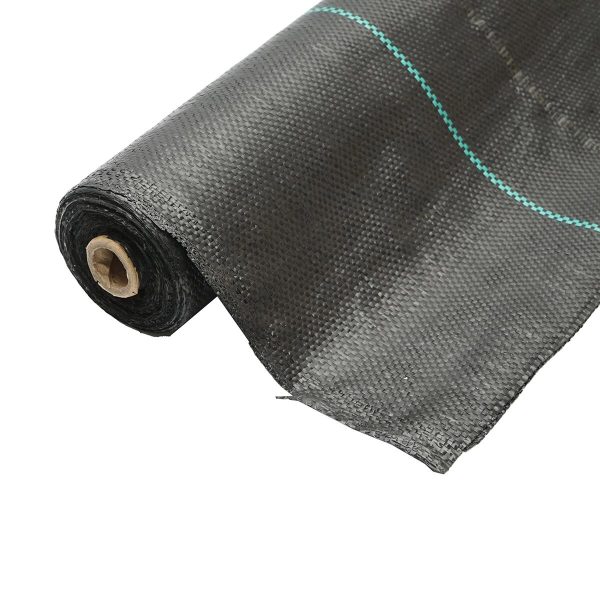 Folie antiburuieni, polipropilena, tesuta, neagra, 70 g/m2, 2×20 m