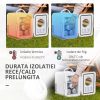 Frigider turistic, mini, 12V/220V, alb, 4 L, 25.8×20.5×26.3 cm