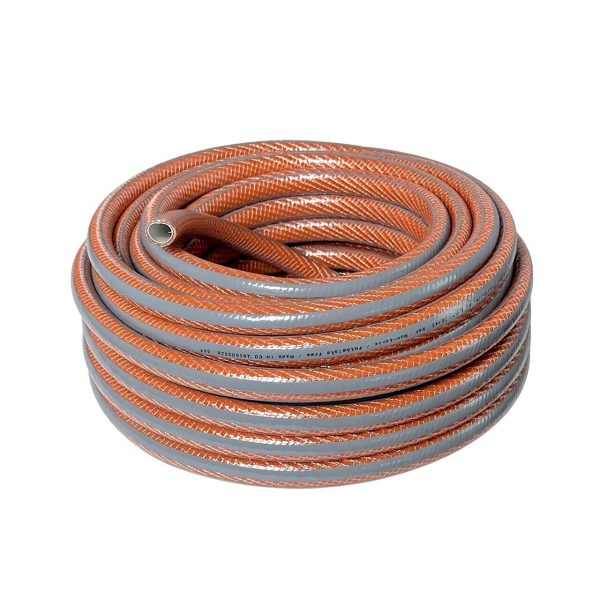 Furtun de gradina, 6 straturi, antirasucire, 3/4″, 50 m, cuple, adaptor, Richmann Exclusive