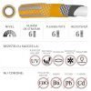 Furtun cu carucior metalic pentru gradina, pistol de stropit, 1/2″, 30+2 m, 6 straturi, antirasucire, Richmann Exclusive