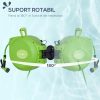 Furtun cu tambur/rola pentru gradina, retractabil/automat, portabil, pentru perete, 1/2″, 9 moduri, 20 m