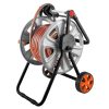 Furtun de gradina, NEO, cu pistol de stropit, carucior cu tambur, accesorii, 6 straturi, 1/2″, 50 m