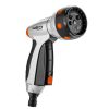 Furtun de gradina, NEO, cu pistol de stropit, carucior cu tambur, accesorii, 6 straturi, 1/2″, 50 m