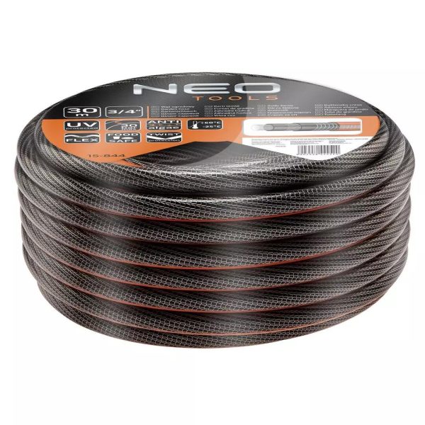 Furtun gradina, NEO, 6 straturi, 3/4″, 30 m