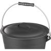 Galeata/recipient pentru cenusa, metal, negru, 8 L, Strend Pro