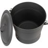 Galeata/recipient pentru cenusa, metal, negru, 8 L, Strend Pro