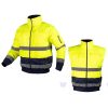 Geaca de lucru, vesta, 3 in 1, reflectorizanta, poliester, galben, model Hi-Vis, marimea M/50