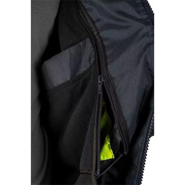 Geaca de lucru, vesta, 3 in 1, reflectorizanta, poliester, galben, model Hi-Vis, marimea L/52