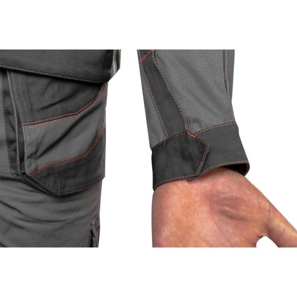 Geaca de lucru, convertibila in vesta, 2 in 1, maneci detasabile, bumbac, marimea XXXL/58, NEO