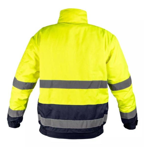 Geaca de lucru, vesta, 3 in 1, reflectorizanta, poliester, galben, model Hi-Vis, marimea XL/54