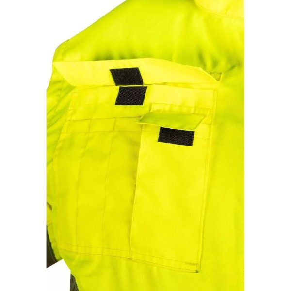 Geaca de lucru, vesta, 3 in 1, reflectorizanta, poliester, galben, model Hi-Vis, marimea XL/54