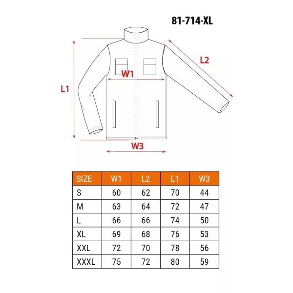 Geaca de lucru, vesta, 3 in 1, reflectorizanta, poliester, galben, model Hi-Vis, marimea XL/54