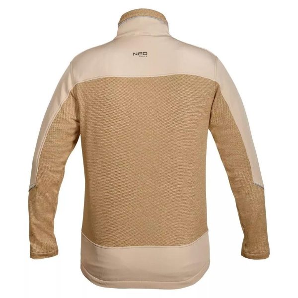Geaca de lucru softshell, poliester, model Outdoor, bej, marimea S/48, NEO